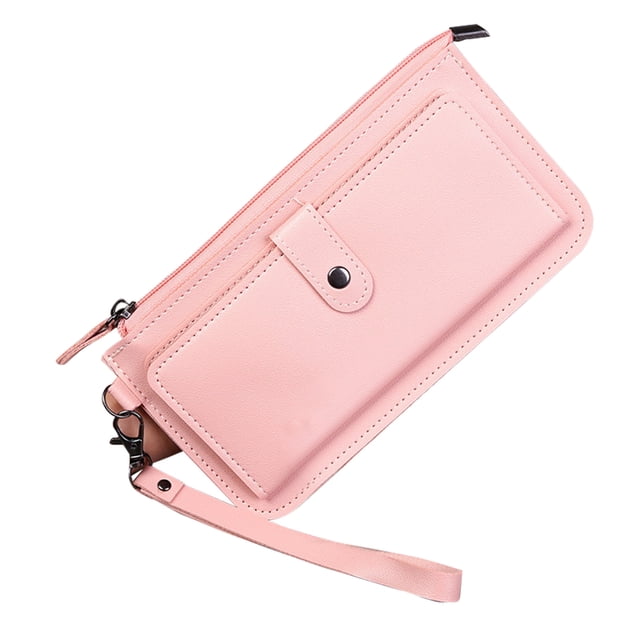 Portefeuille Femme Cuir PU – Fermeture Zip & Boucle, Style Vintage MYNELIA