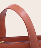 Sac à main tressé  –Bandoulière cuir & osier Style naturel