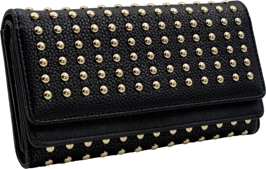 Portefeuille Femme double rabat – Style punk fashion MYNELIA