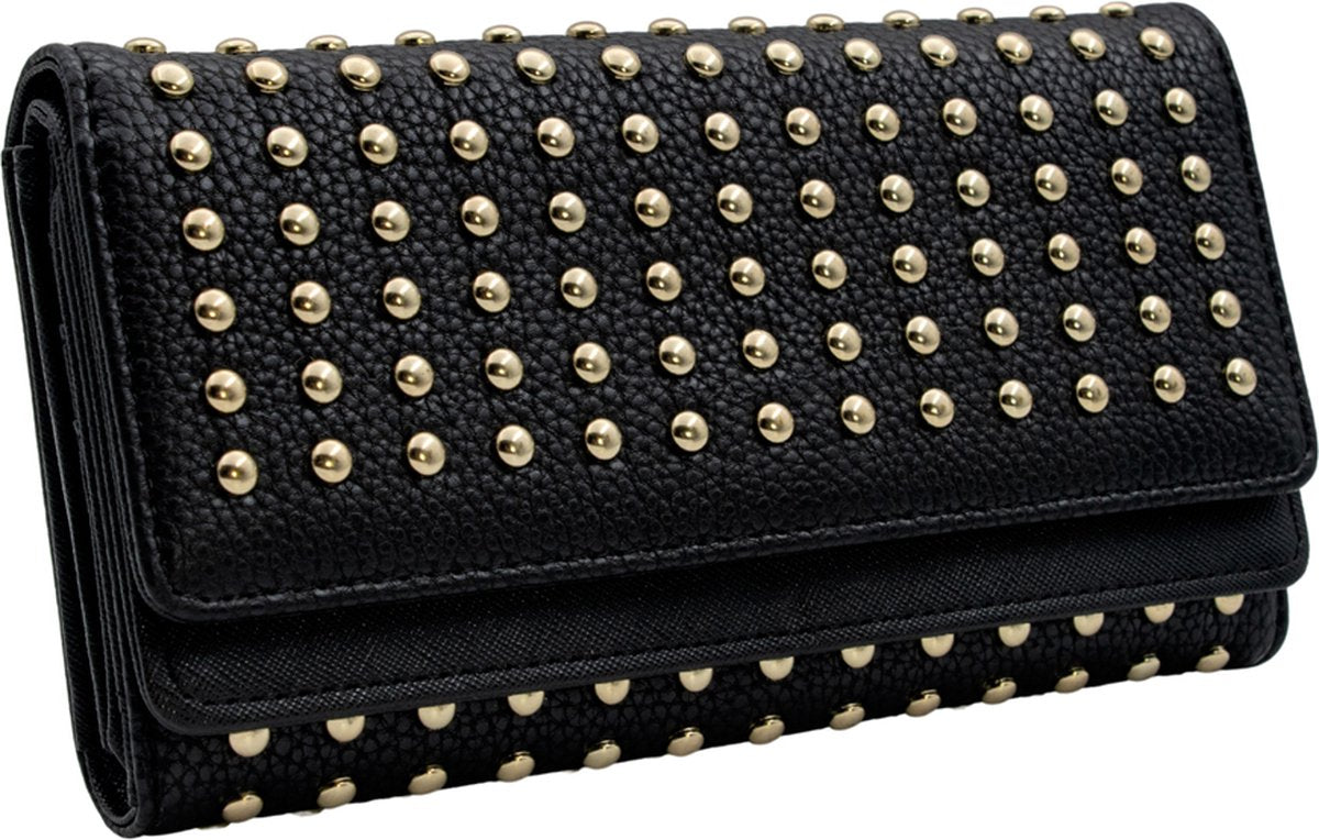 Portefeuille Femme double rabat – Style punk fashion MYNELIA