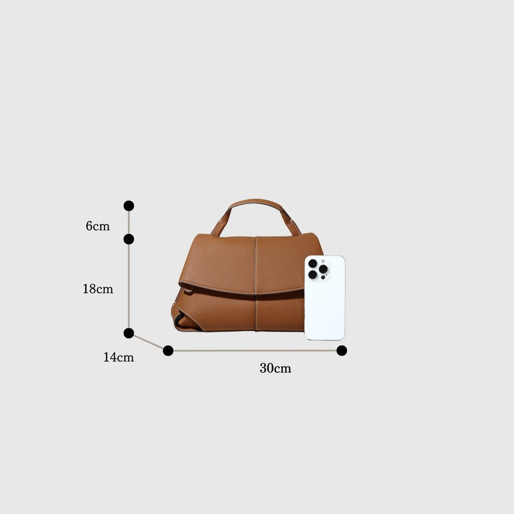 Sac cabas femme souple en simili cuir PU – Porté épaule ou bandoulière