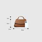 Sac cabas femme souple en simili cuir PU – Porté épaule ou bandoulière