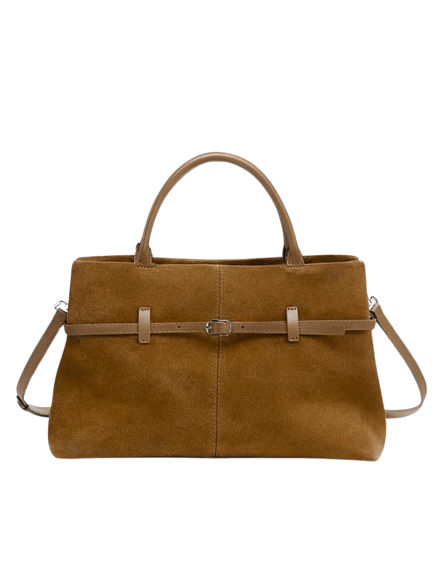 Oversized Wildleder Aktentasche Geräumige Handtasche Umhängetasche Damen Schlauchige Pendler-Premium-Handtasche im Luxus-Stil