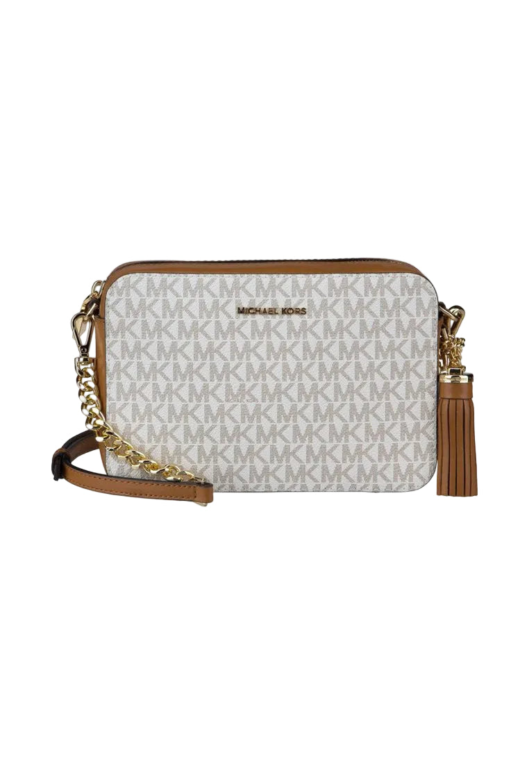 Sac bandoulière Michael Kors Jet Set beige vanilla