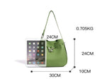 Sac seau cuir véritable – Grande Capacité Tote