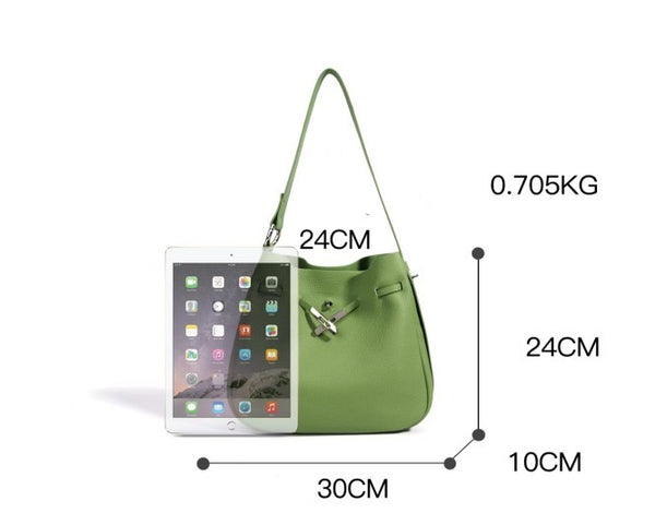 Sac seau cuir véritable – Grande Capacité Tote