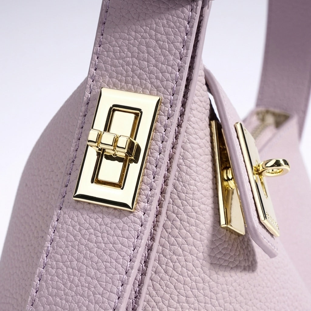 Sac Épaule en Cuir véritable Pleine Fleur  Grain Léger