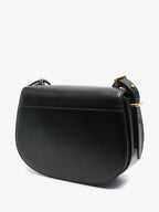 Design Damenmode lässige schlichte Umhängetasche Damen Leder Kupferschnalle Umhängetasche Echtes Leder Satteltasche weiblich