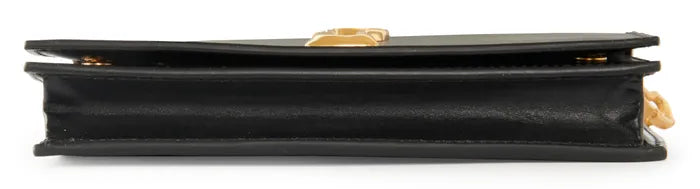Pochette Clutch Soirée Chaînes Dorées Cadenas