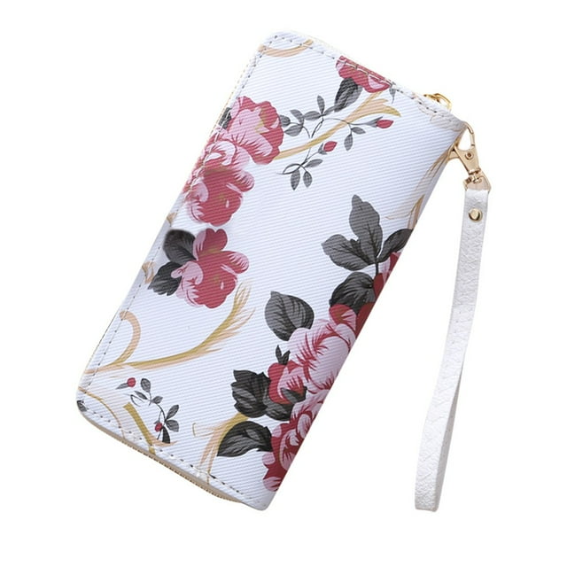 Portefeuille imprimé Zip–Compact fashion Chic MYNELIA