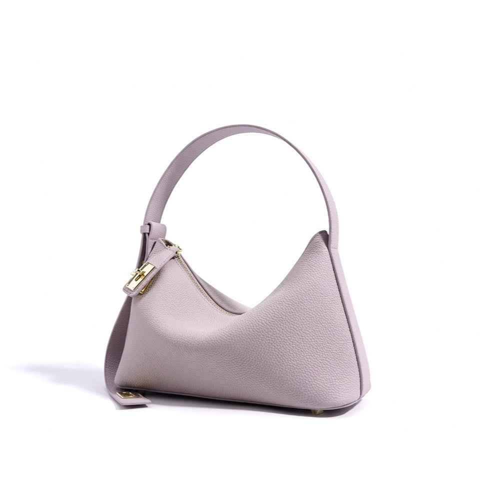 Sac Épaule en Cuir véritable Pleine Fleur  Grain Léger