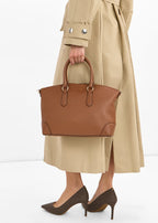 Sac bowling femme Michael Kors Murphy marron