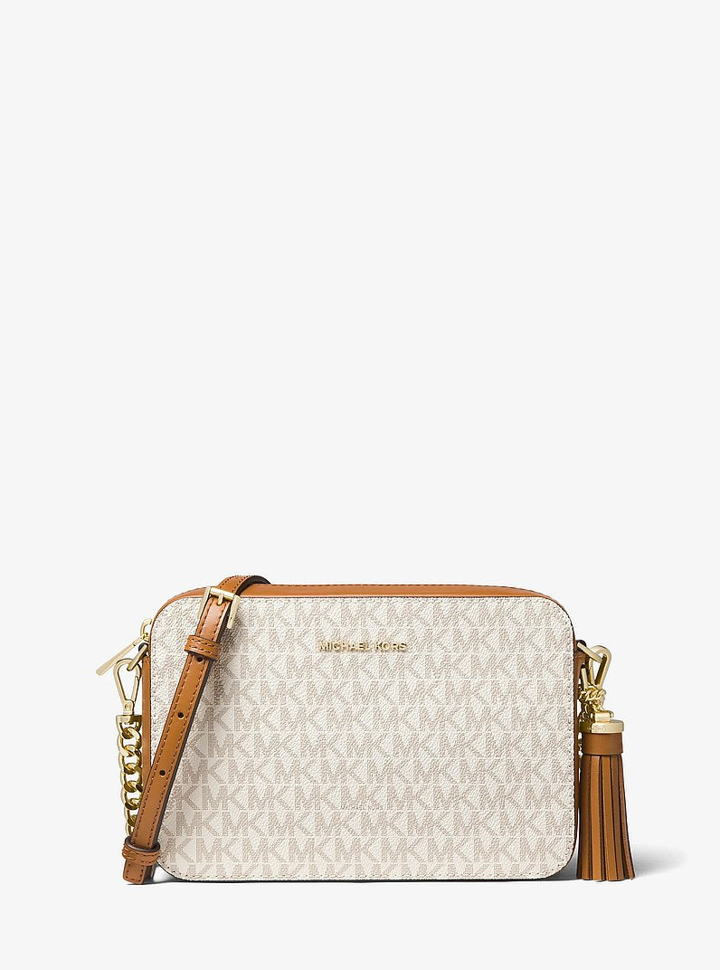 Sac bandoulière Michael Kors Jet Set beige vanilla