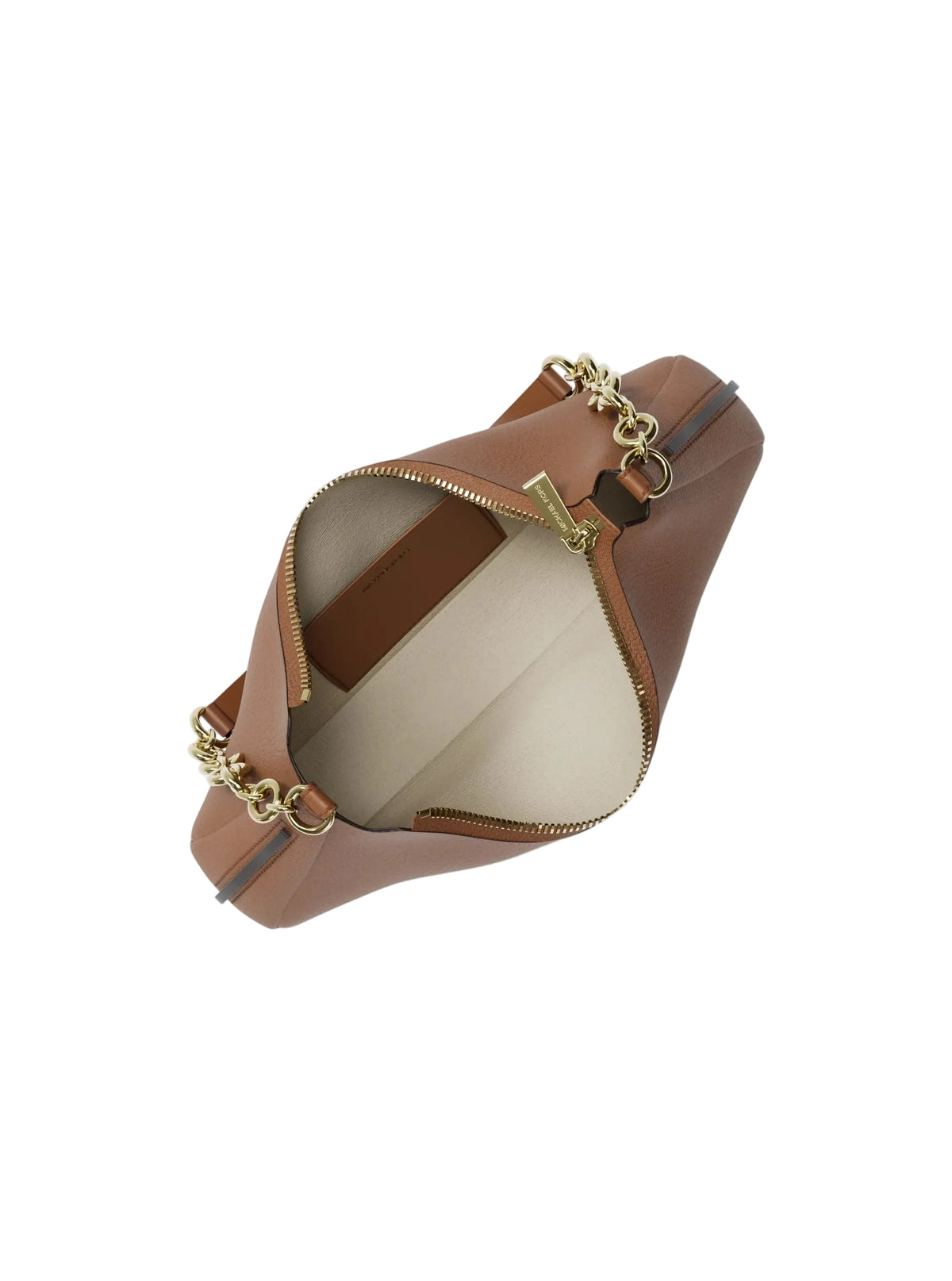Pochette Nolita Michael Kors en cuir grainé à chaîne dorée