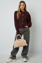 Shoulder bag with teddy details