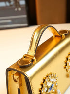 Sac bandoulière femme en simili cuir PU – Décor yeux 3D