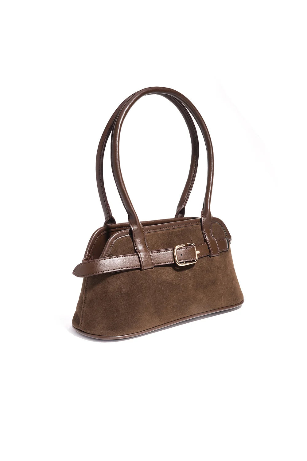 Sac à main femme à finition daim – Beige ou marron