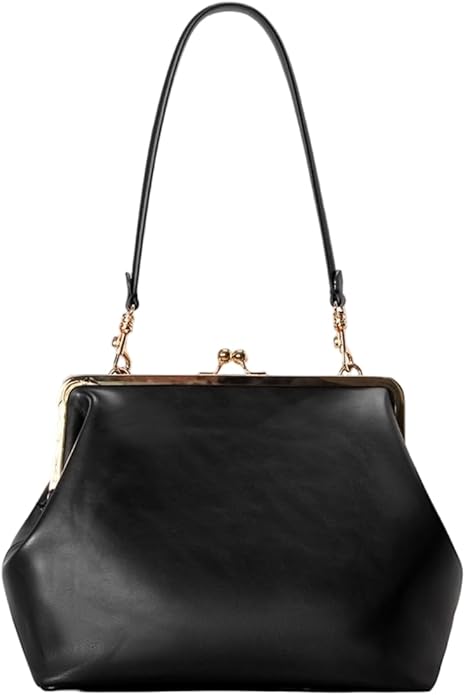 Sac à main en cuir PU à fermoir - Style bourse