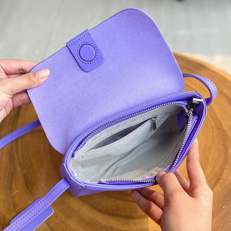 Sac en cuir Véritable Rabat Magnétique