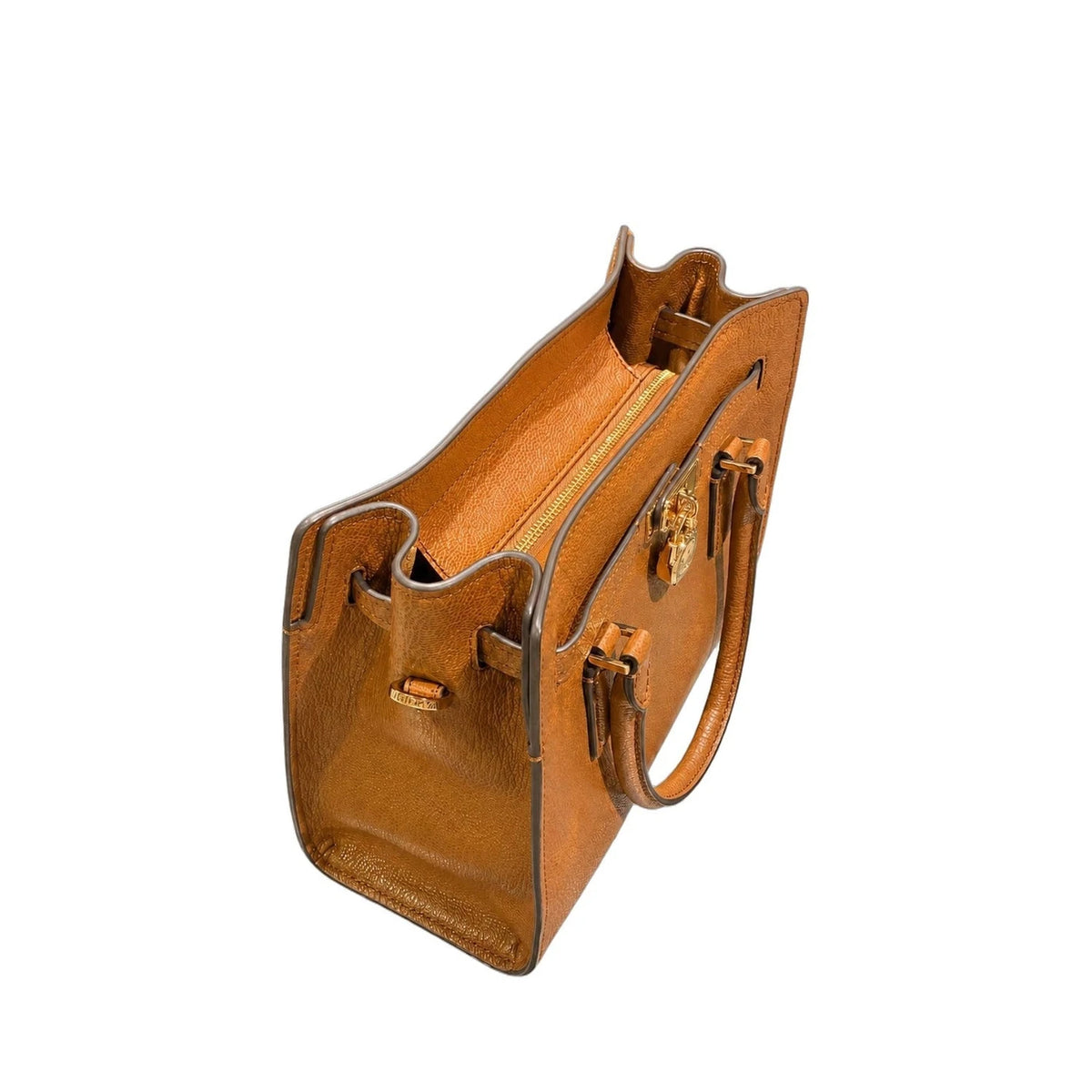 Sac à main Michael Kors Hamilton Moderne en cuir marron
