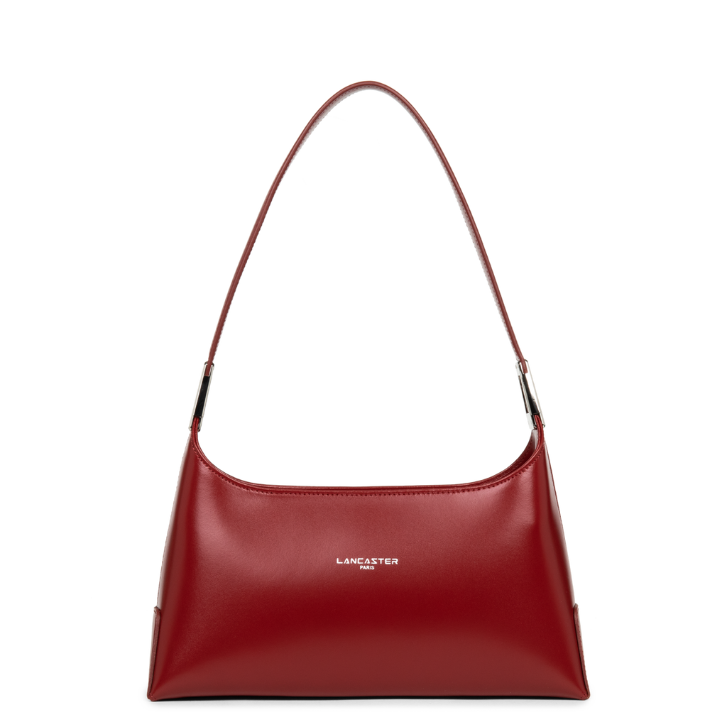 Sac épaule Lancaster Suave Ace en refente de cuir lisse