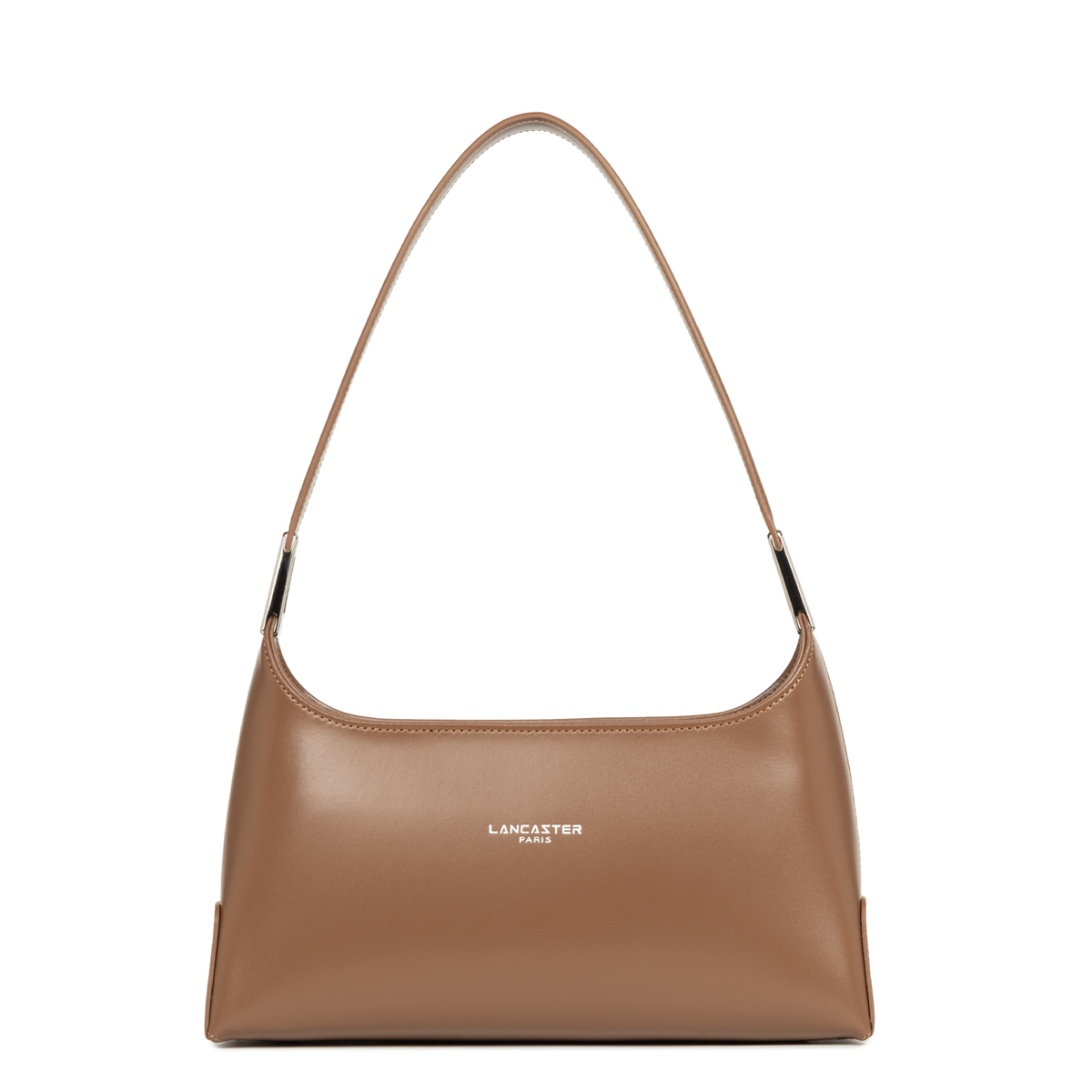 Sac épaule Lancaster Suave Ace en refente de cuir lisse