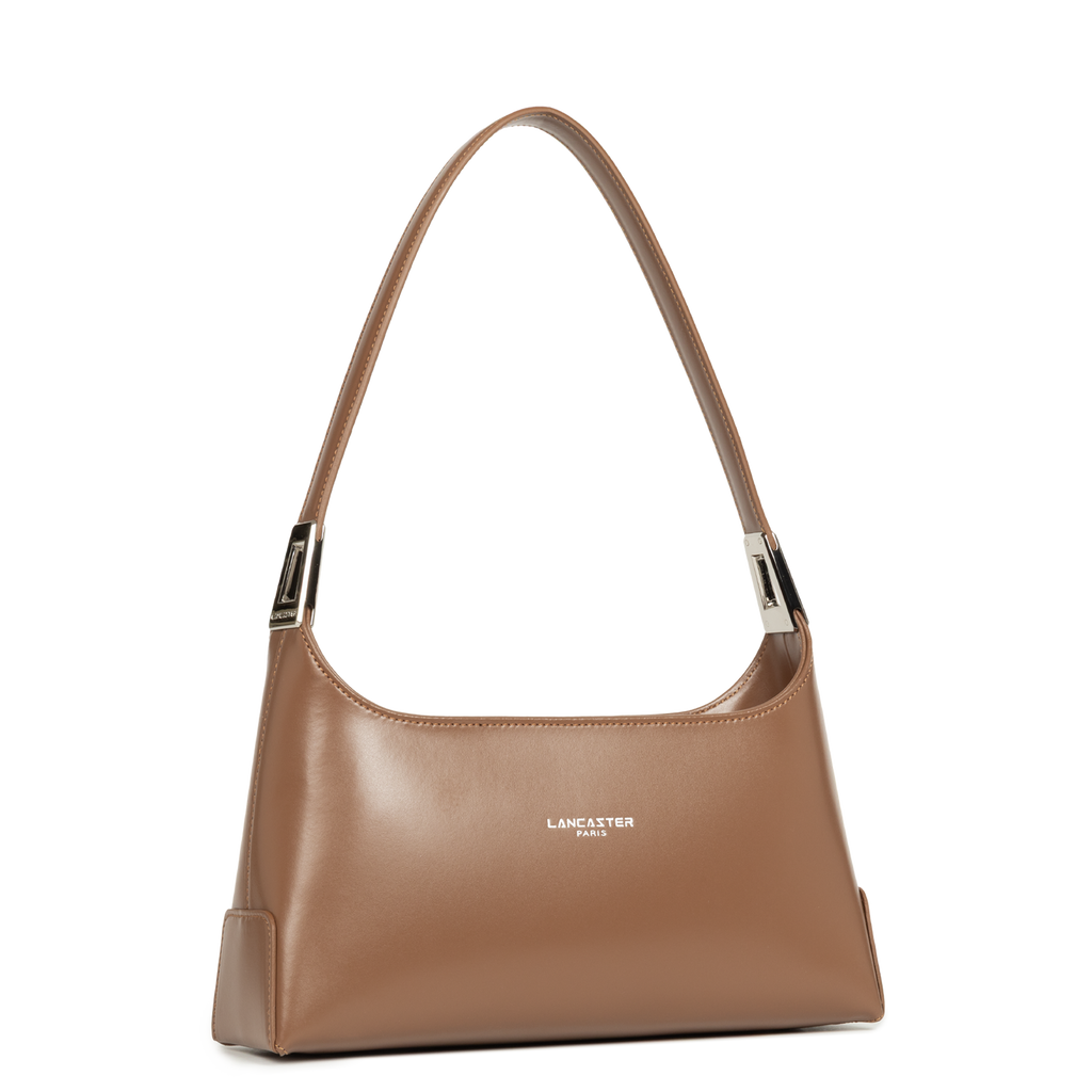 Sac épaule Lancaster Suave Ace en refente de cuir lisse