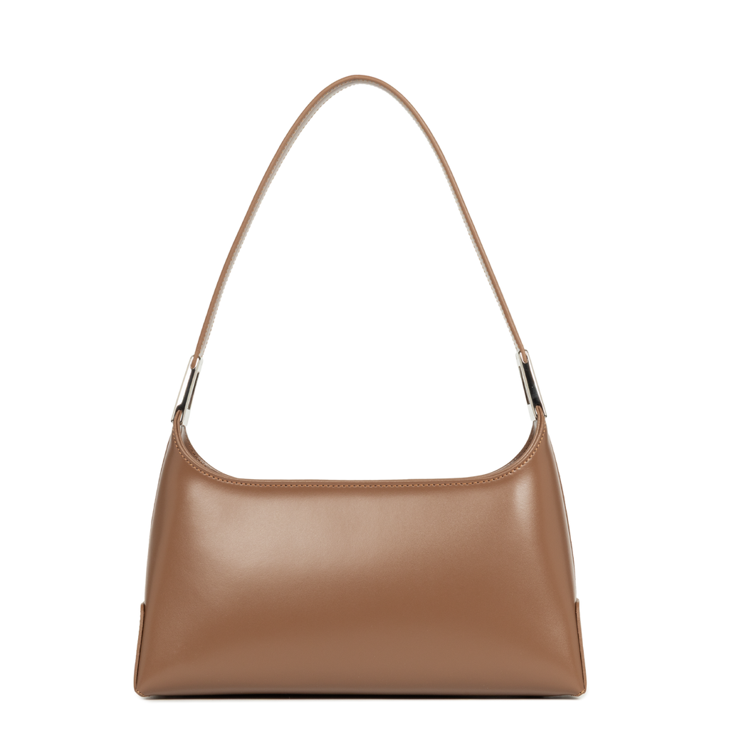 Sac épaule Lancaster Suave Ace en refente de cuir lisse