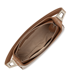 Sac épaule Lancaster Suave Ace en refente de cuir lisse
