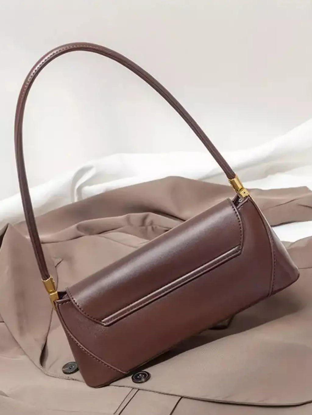 Sac Vintage Aisselle Épaule cuir PU Souple
