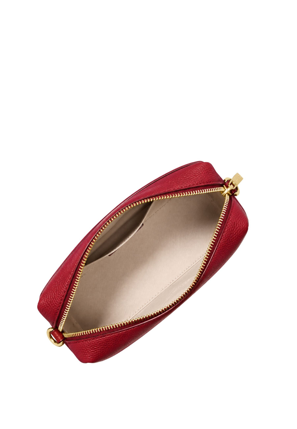 Petit sac bandoulière Michael Kors Bryant en cuir grainé rouge