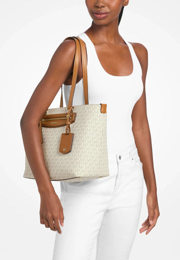 Sac cabas Michael Kors Jet Set Travel beige
