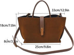 Sac tote  Femme en cuir PU Grain Litchi – Serrure Décorative