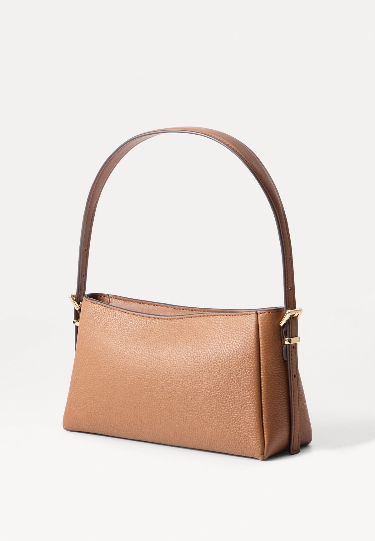 Sac à bandoulière convertible Moore en cuir grainé moyen- Beige