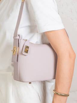 Sac Épaule en Cuir véritable Pleine Fleur  Grain Léger