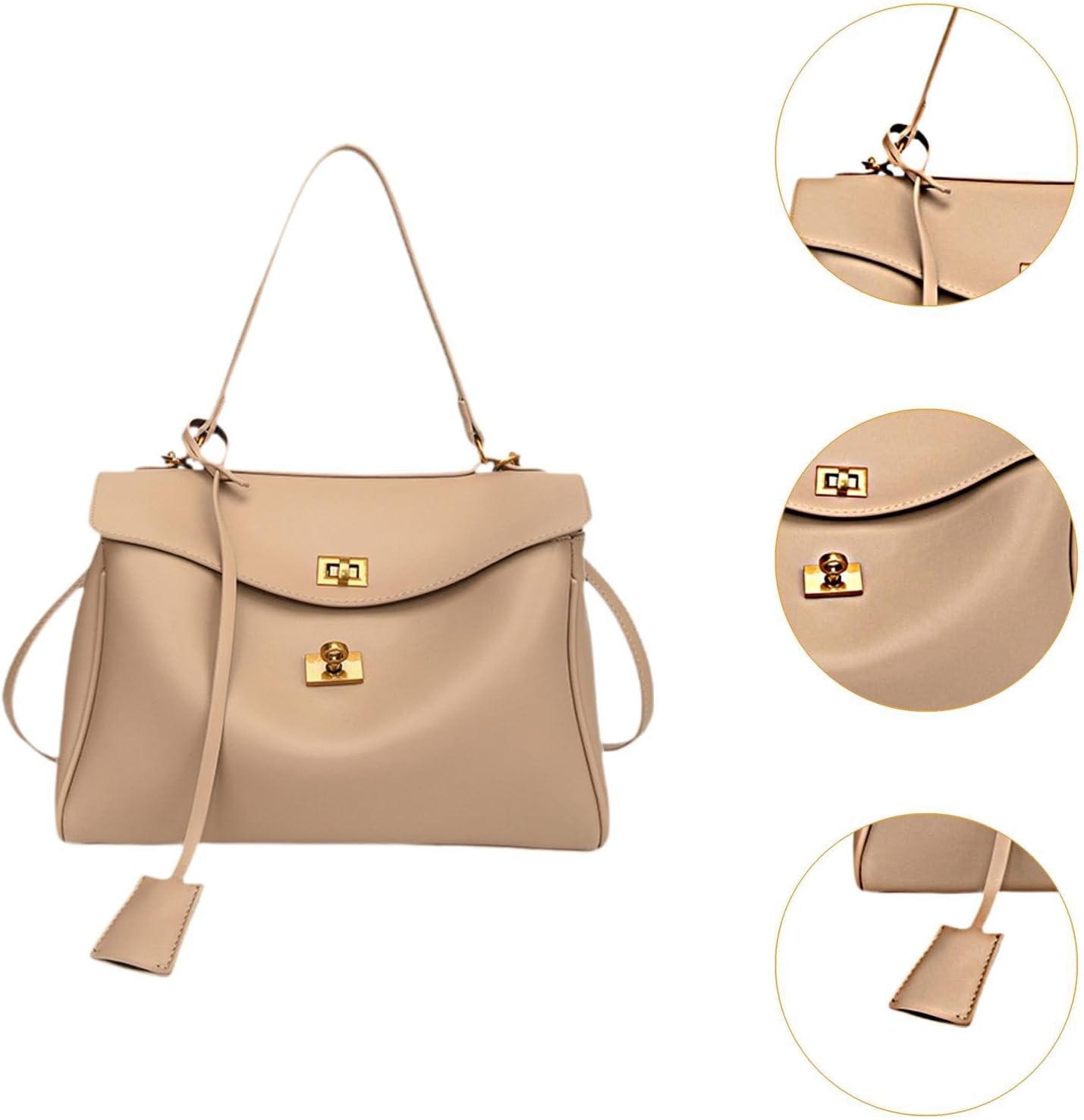 Sac à main femme –Simili cuir souple Fermoir-Style Luxe