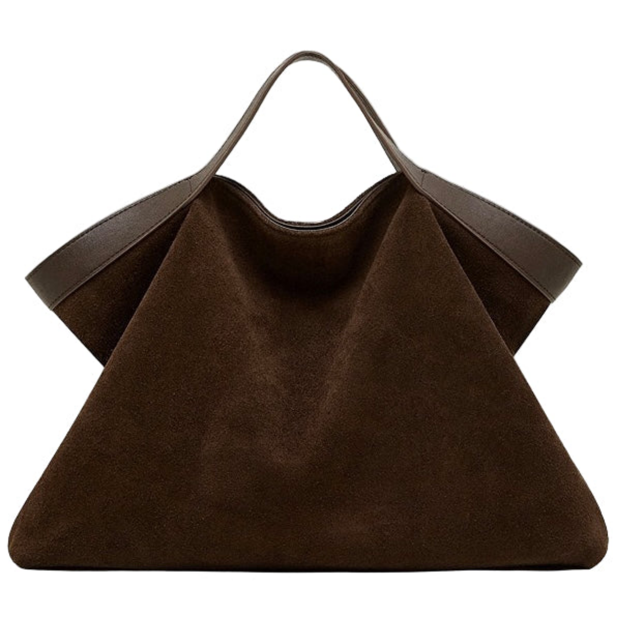 Sac Tote Suédé Vintage – Double anse & Bandoulière
