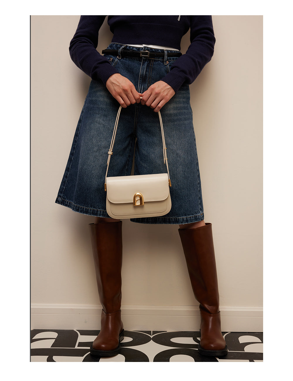 Sac en cuir souple LAFESTIN – Poche Zip,Compartiment nntérieur