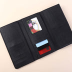 Pochette portefeuille Femme Pied-de-Poule – Cuir PU & Canvas MYNELIA