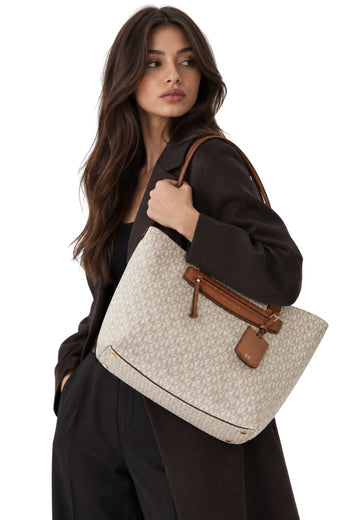 Sac cabas Michael Kors Jet Set Travel beige