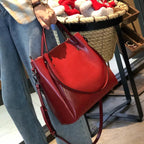 Sac seau cuir véritable Femme –Style Luxe
