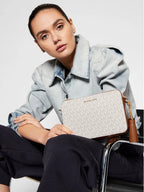 Sac bandoulière Michael Kors Jet Set beige vanilla
