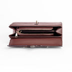 Sac épaule femme en cuir de vachette véritable – Forme rectangulaire