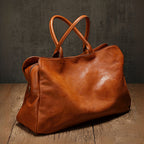Sac en cuir véritable – Business, Intercalaire Ordinateur, Grande capacité