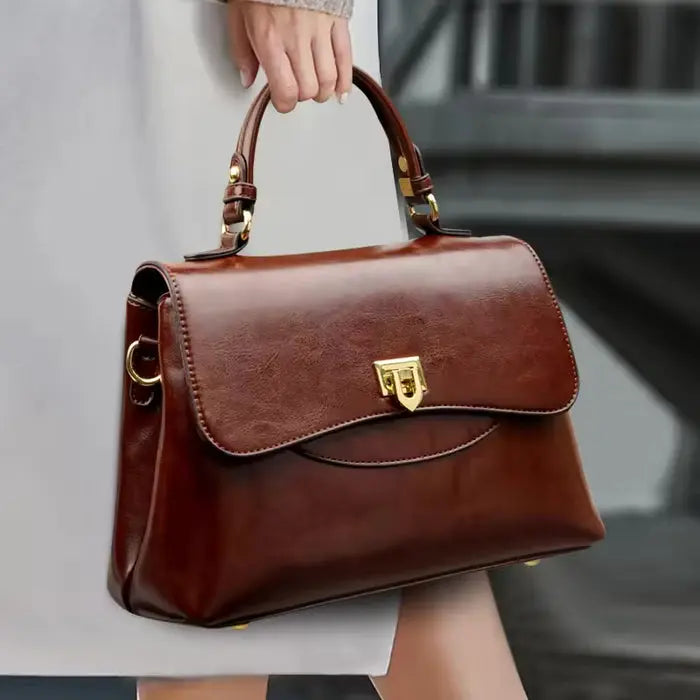 Sac à main Joana en cuir souple – Élégant & Polyvalent MYNELIA