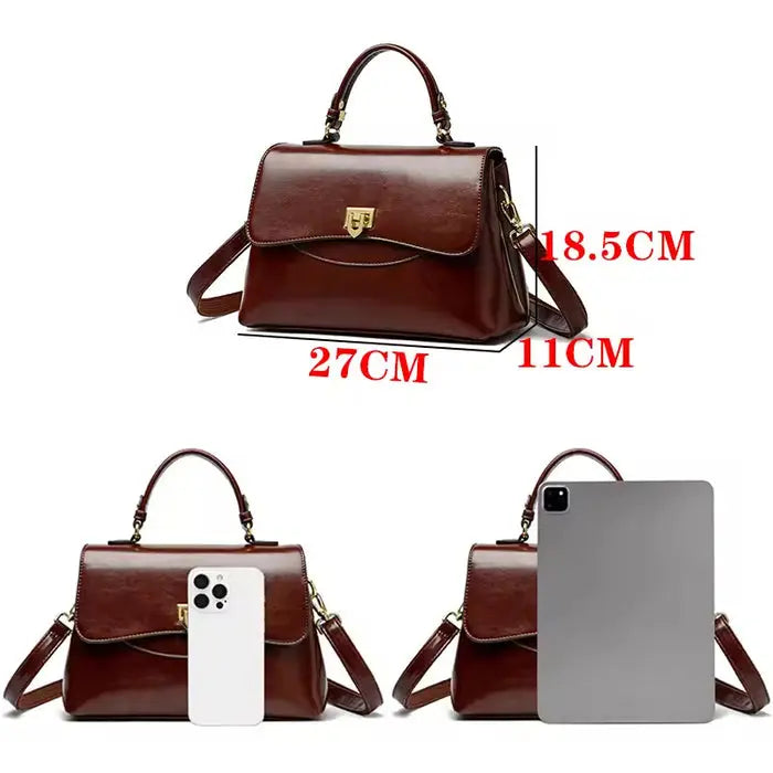 Sac à main Joana en cuir souple – Élégant & Polyvalent MYNELIA