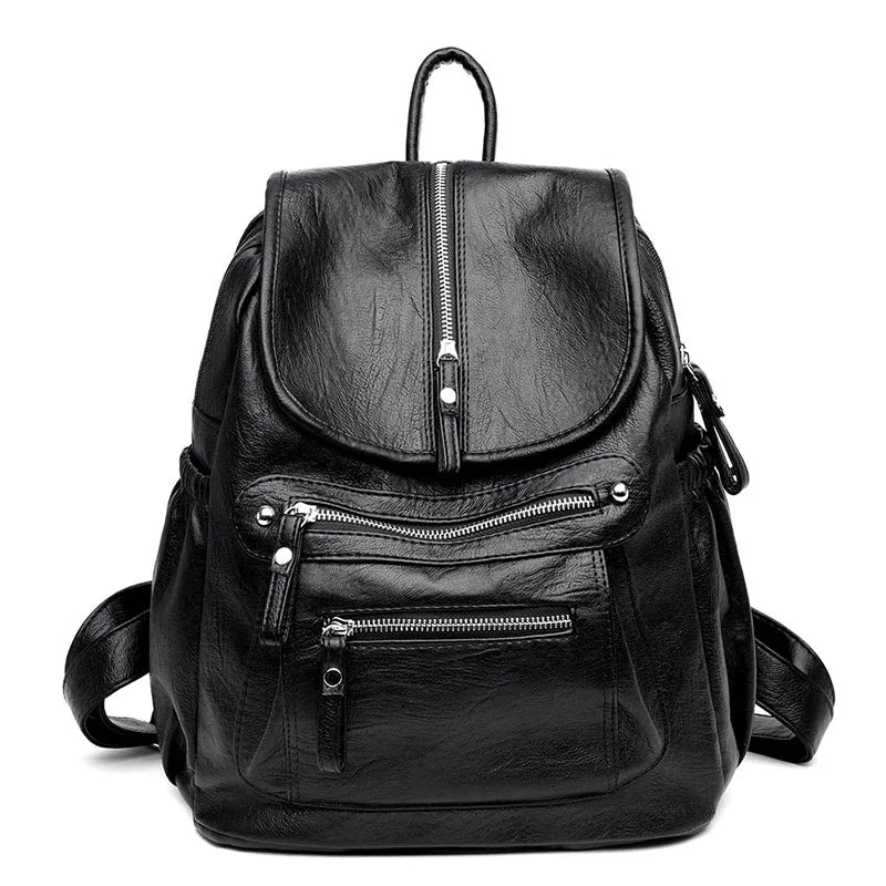 Sac à dos vintage Femme – Simili-Cuir PU Rivets Style Fashion