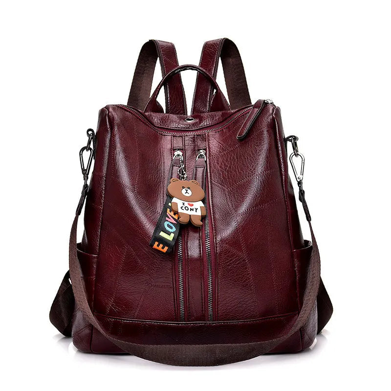 Sac à dos cuir Souple femme — L’Essentiel Raffiné MYNELIA