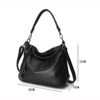 Hobo Schultertasche echtes Leder – Verstellbarer Schultergurt