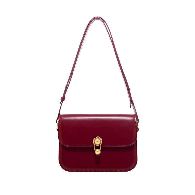 Sac bandoulière cuir PU  LAFESTIN – Structure rigide Fermeture Hasp